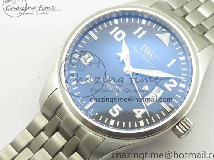 MIROTIME 0521 Mark XVII IW327014 Le Petit Prince MKS 1:1 Best Edition Blue Dial on SS Bracelet MIYOTA 9015 V FastDry 7191